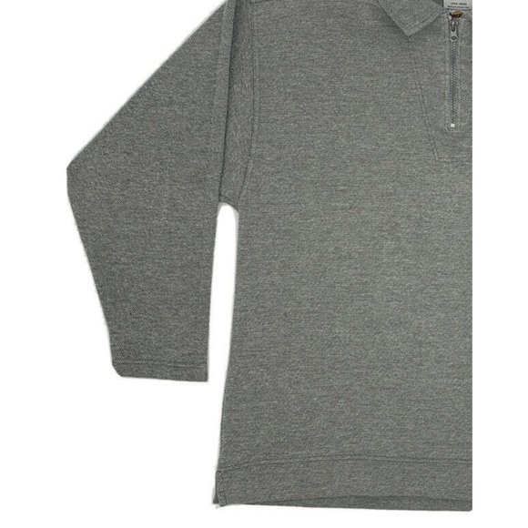 Men's Hard Rock Cafe Key West 1/4 Zip Pullover Sweater Gray Size L - Picture 2 of 10